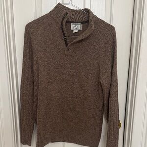 Jos. A. Bank Brown Zip Up Sweater